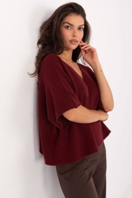 Sweter Damski Model IT-SW-2202.52 Bordo - Italy Moda