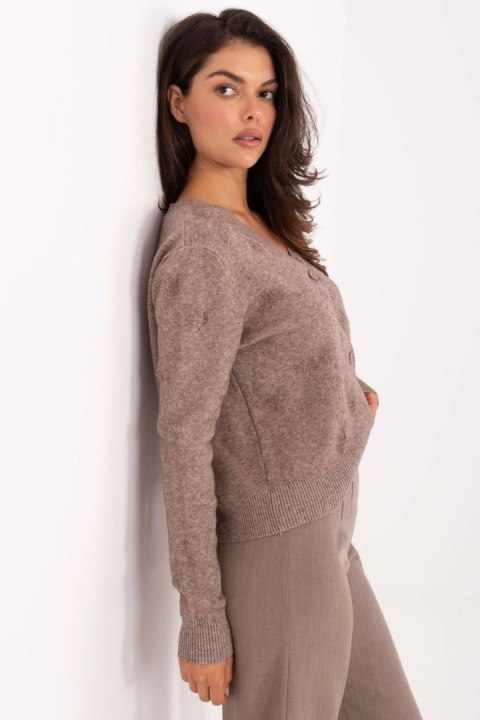 Sweter Damski Model IT-SW-98300.69 Dark Beige - Italy Moda