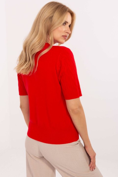 Sweter Damski Model PM-SW-N30085.34 Red - Factory Price Sweter Damski Model PM-SW-N30085.34 Red - Factory Price