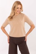 Sweter Damski Model PM-SW-PM-5059.15 Camel - Factory Price Sweter Damski Model PM-SW-PM-5059.15 Camel - Factory Price
