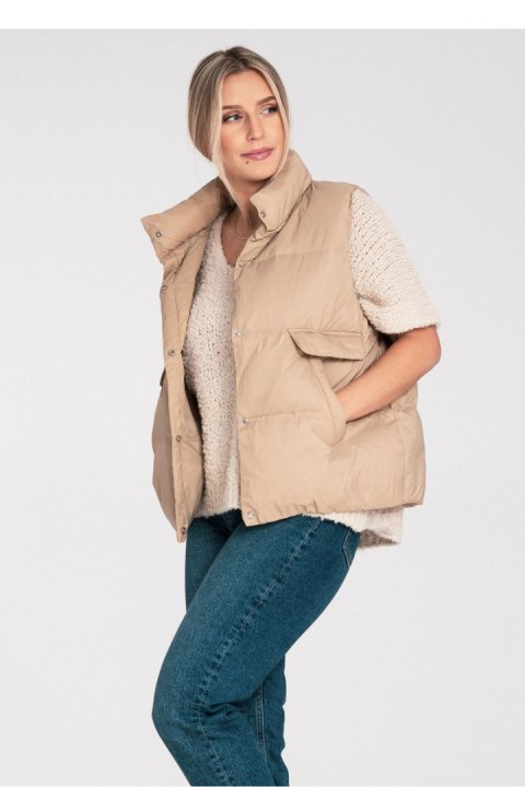 Kamizelka Model M1115 Beige - Figl Kamizelka Model M1115 Beige - Figl