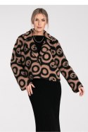 Kurtka Damska Model M1117 Beige - Figl Kurtka Damska Model M1117 Beige - Figl
