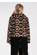Kurtka Damska Model M1117 Beige - Figl Kurtka Damska Model M1117 Beige - Figl