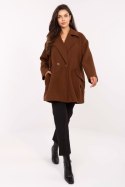 Płaszcz Damski Model IT-PL-A9582.86 Brown - Rue Paris
