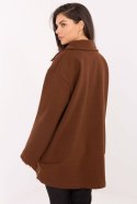 Płaszcz Damski Model IT-PL-A9582.86 Brown - Rue Paris