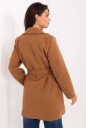 Płaszcz Damski Model IT-PL-A9590.85 Camel - Rue Paris