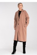 Płaszcz Damski Model M1111 Beige - Figl Płaszcz Damski Model M1111 Beige - Figl