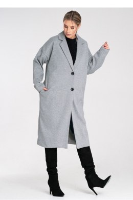 Płaszcz Damski Model M1111 Grey - Figl