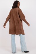 Płaszcz Damski Model MBM-PL-1517.00P Brown - MBM Płaszcz Damski Model MBM-PL-1517.00P Brown - MBM