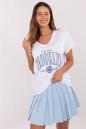 Spódnica Komplet Model RV-KMPL-A774.49 White/Blue - Relevance Spódnica Komplet Model RV-KMPL-A774.49 White/Blue - Relevance