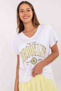 Spódnica Komplet Model RV-KMPL-A774.49 White/Yellow - Relevance Spódnica Komplet Model RV-KMPL-A774.49 White/Yellow - Relevance