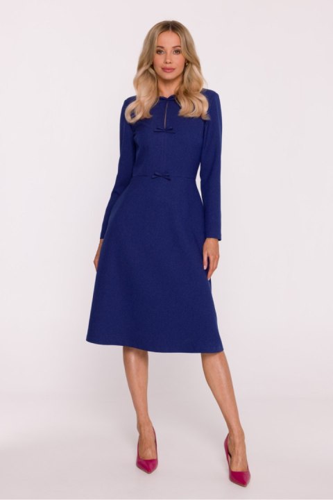 Sukienka Model S413 Blue - Stylove Sukienka Model S413 Blue - Stylove
