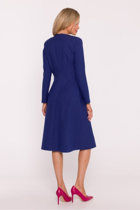 Sukienka Model S413 Blue - Stylove Sukienka Model S413 Blue - Stylove