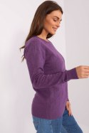 Sweter Damski Model AT-SW-232901.25X Violet - AT Sweter Damski Model AT-SW-232901.25X Violet - AT