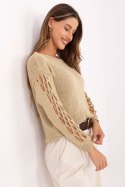 Sweter Damski Model MI-SW-1606.96 Gold - Italy Moda