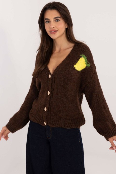 Sweter Damski Model MI-SW-2108.92 Brown - Italy Moda