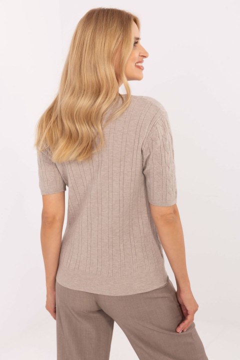 Sweter Damski Model PM-SW-B-615.18 Beige - Factory Price Sweter Damski Model PM-SW-B-615.18 Beige - Factory Price