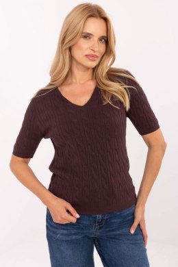 Sweter Damski Model PM-SW-B-615.18 Dark Brown - Factory Price