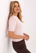 Sweter Damski Model PM-SW-PM-5060.06 Light Pink - Factory Price Sweter Damski Model PM-SW-PM-5060.06 Light Pink - Factory Price