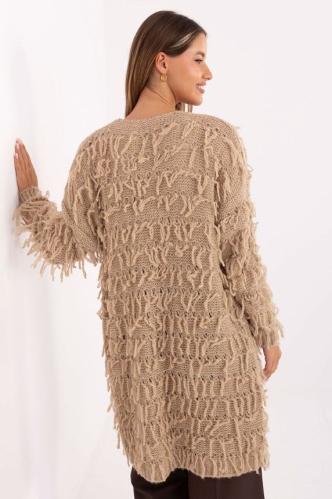 Sweter Kardigan Model MI-SW-0820.85 Beige - Rue Paris