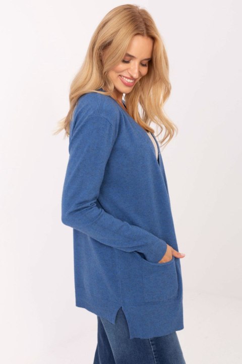 Sweter Kardigan Model PM-SW-8481.01 Blue - Factory Price Sweter Kardigan Model PM-SW-8481.01 Blue - Factory Price