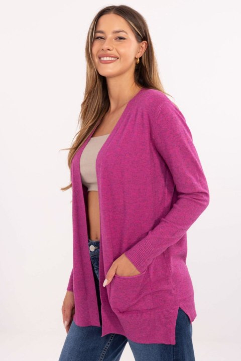 Sweter Kardigan Model PM-SW-8481.01 Fuksja - Factory Price Sweter Kardigan Model PM-SW-8481.01 Fuksja - Factory Price