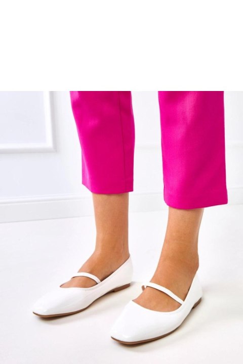Baleriny Model Lantos LG23-2 White - Solea Baleriny Model Lantos LG23-2 White - Solea