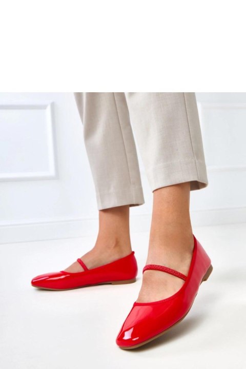 Baleriny Model Lantos LG23-4 Red - Solea Baleriny Model Lantos LG23-4 Red - Solea