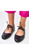 Baleriny Model Sallay BSD106-1 Black - Solea Baleriny Model Sallay BSD106-1 Black - Solea