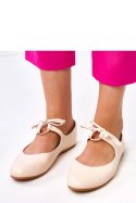 Baleriny Model Sallay BSD106-3 Beige - Solea Baleriny Model Sallay BSD106-3 Beige - Solea