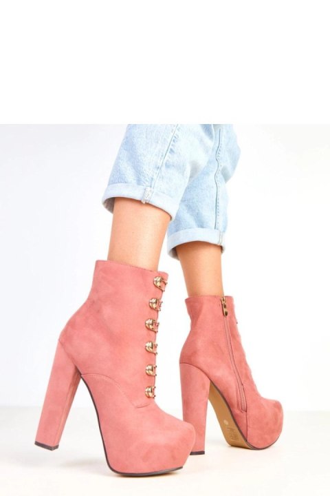 Botki Model Antall AX-31 Pink - Solea