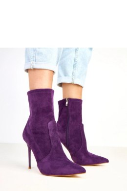 Botki Model Nanila SXX-8 Dark Violet - Solea