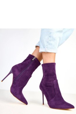 Botki Model Nanila SXX-8 Dark Violet - Solea