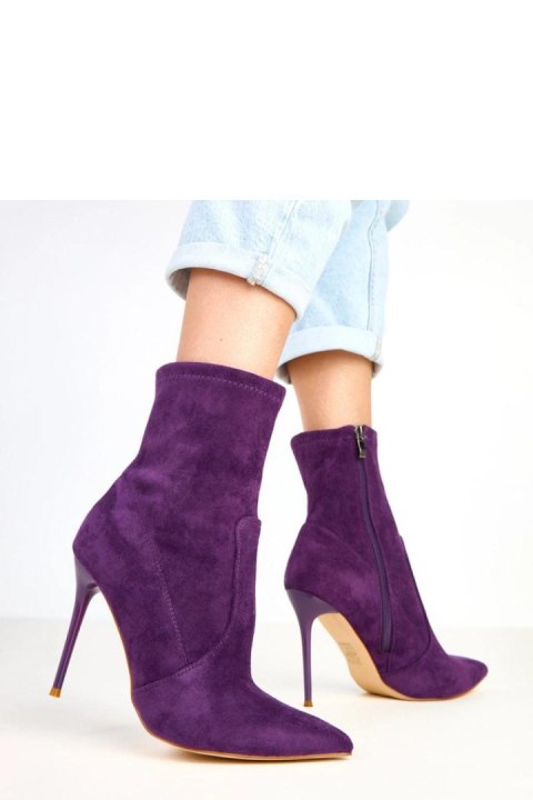 Botki Model Nanila SXX-8 Dark Violet - Solea