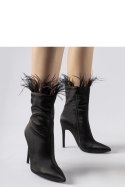 Botki Model Selvena 9582 Black - Solea Botki Model Selvena 9582 Black - Solea