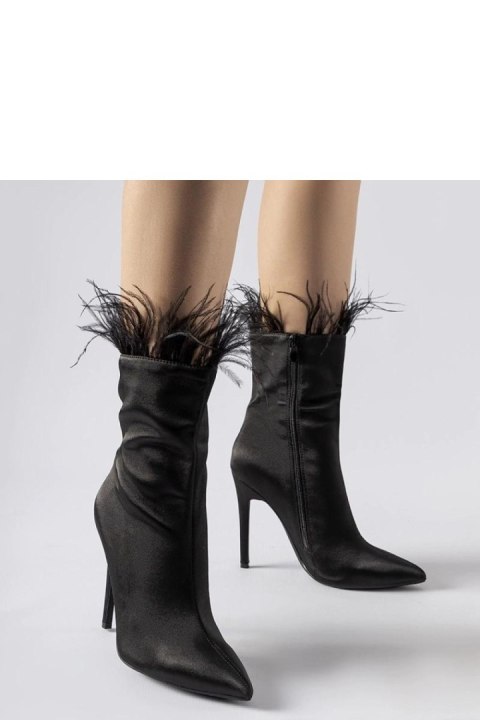 Botki Model Selvena 9582 Black - Solea Botki Model Selvena 9582 Black - Solea