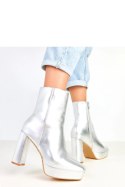 Botki Model Trisha LEI-39 Silver - Solea
