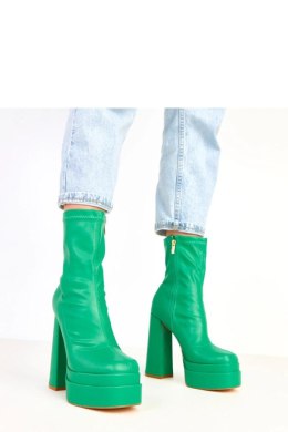 Botki Model Yasmin YES-222-1 Green - Solea