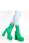 Botki Model Yasmin YES-222-1 Green - Solea