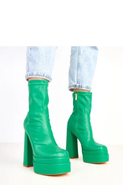 Botki Model Yasmin YES-222-1 Green - Solea