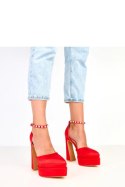Czółenka Model Tolani YES-3062-8 Red - Solea Czółenka Model Tolani YES-3062-8 Red - Solea