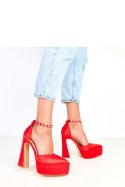 Czółenka Model Tolani YES-3062-8 Red - Solea Czółenka Model Tolani YES-3062-8 Red - Solea