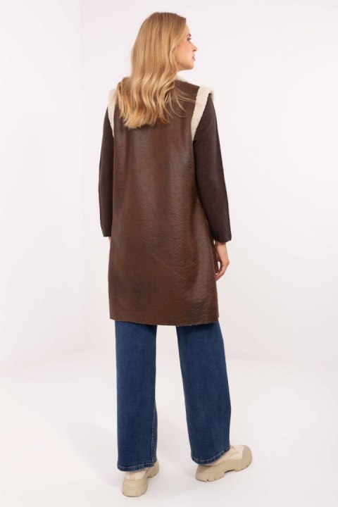 Kamizelka Model IT-KZ-96916.68 Brown - Factory Price Kamizelka Model IT-KZ-96916.68 Brown - Factory Price