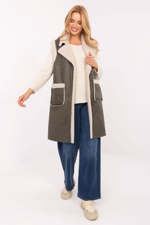 Kamizelka Model IT-KZ-96916.68 Khaki - Factory Price Kamizelka Model IT-KZ-96916.68 Khaki - Factory Price