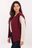 Kamizelka Model IT-KZ-FL9622.29P Bordo - Rue Paris Kamizelka Model IT-KZ-FL9622.29P Bordo - Rue Paris