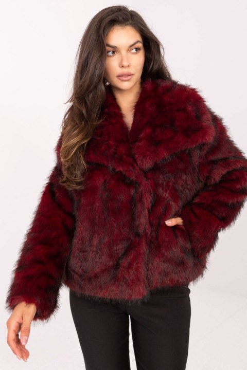 Kurtka Damska Model IT-KR-2501.43P Bordo - Rue Paris Kurtka Damska Model IT-KR-2501.43P Bordo - Rue Paris