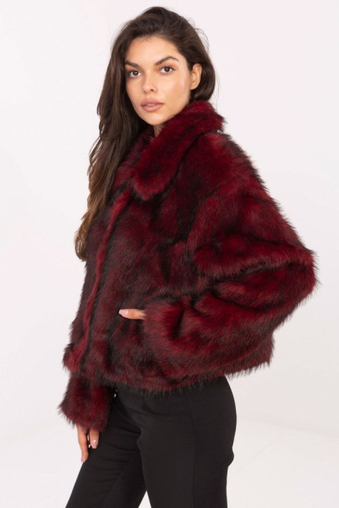 Kurtka Damska Model IT-KR-2502.50 Bordo - Rue Paris Kurtka Damska Model IT-KR-2502.50 Bordo - Rue Paris