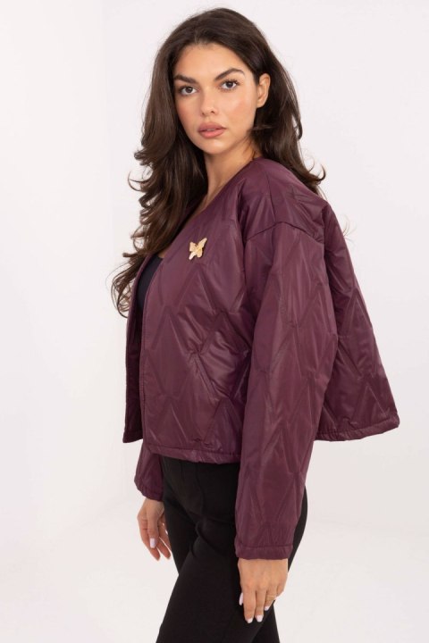 Kurtka Damski Model IT-KR-FL8357.82 Bordo - Rue Paris Kurtka Damski Model IT-KR-FL8357.82 Bordo - Rue Paris