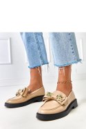 Mokasyny Model Teriwa G1770 Beige - Solea Mokasyny Model Teriwa G1770 Beige - Solea