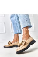Mokasyny Model Teriwa G1770 Beige - Solea Mokasyny Model Teriwa G1770 Beige - Solea